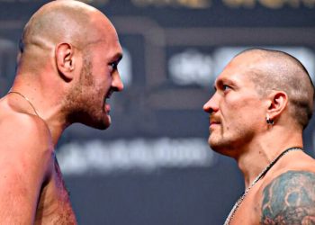 Тайсон Ф'юрі та Олександр Усик.