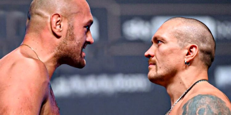 Тайсон Ф'юрі та Олександр Усик.