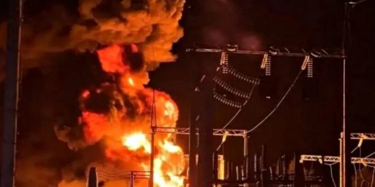 Пожежа на НПЗ.