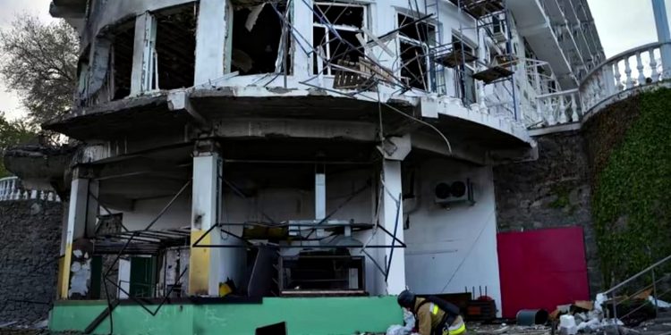 Руйнування в Миколаєві.