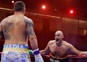 Олександр Усик та Тайсон Ф'юрі.