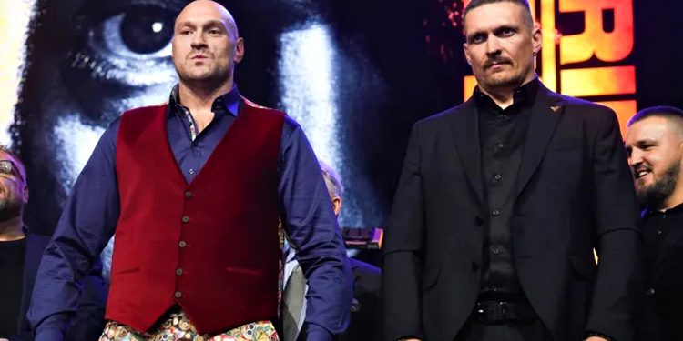 Тайсон Ф'юрі та Олександр Усик.