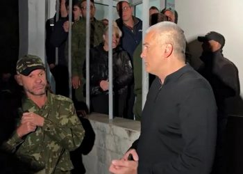 Сергій Аксьонов та мобілізовані.