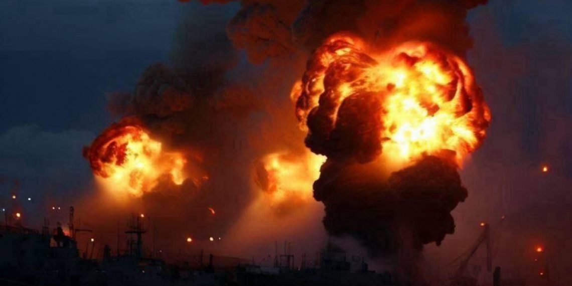 Пожежа на нафтобазі у Краснодарському краї внаслідок атаки БПЛА