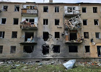 Руйнування в Херсоні.