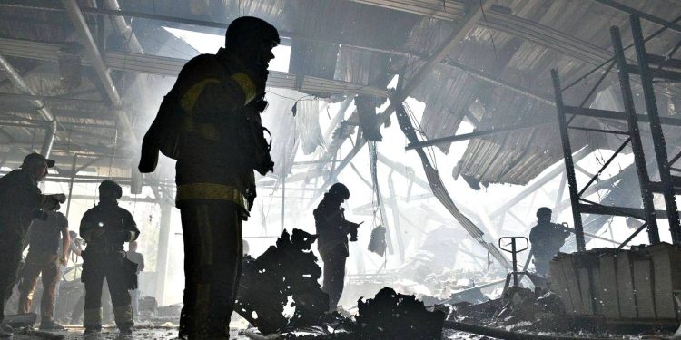 Удар по Харкову.