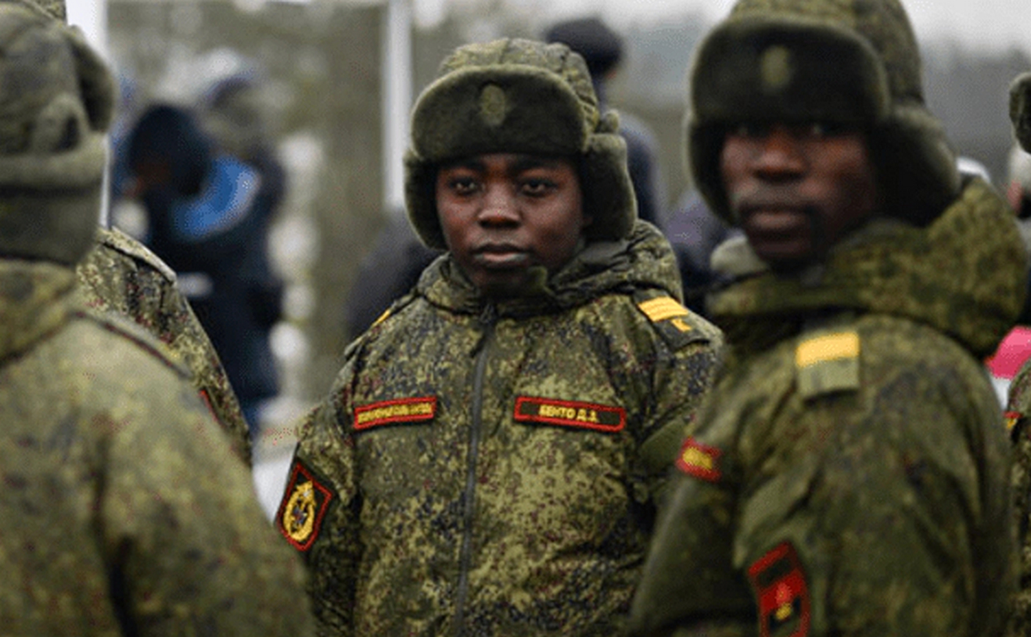 Африканці в армії РФ.