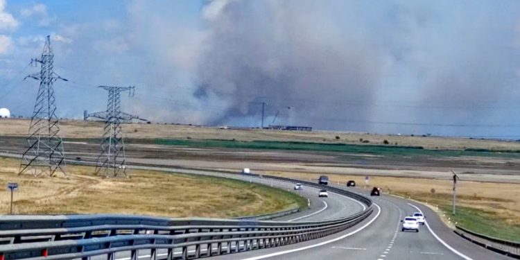 Пожежа на полігоні.