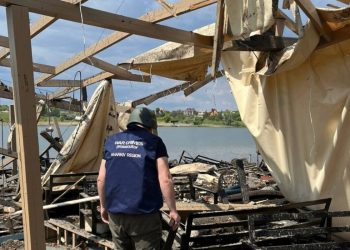 Удар по базі відпочинку на Харківщині
