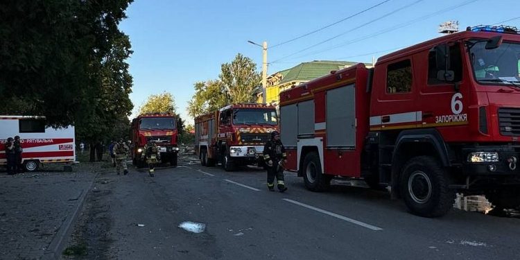 Удар по Вільнянську.