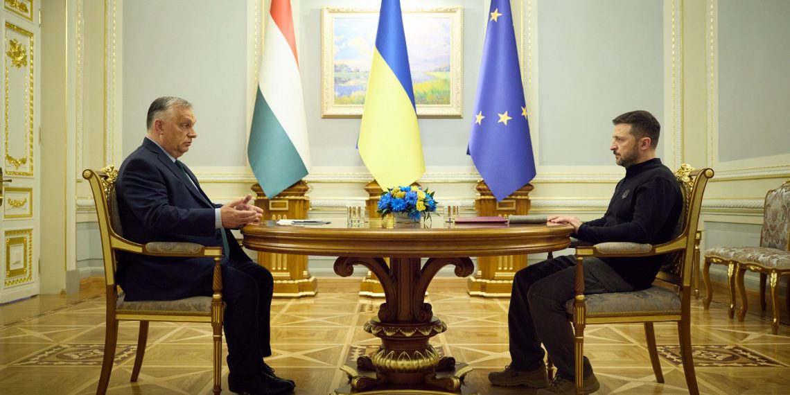 Віктор Орбан і Володимир Зеленський