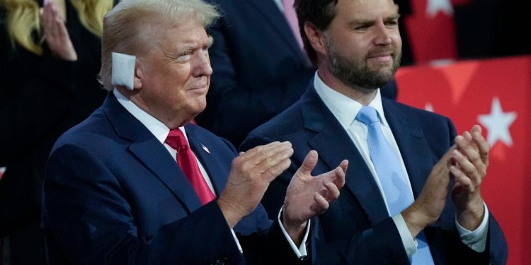 Дональд Трамп та Джей Ді Венс