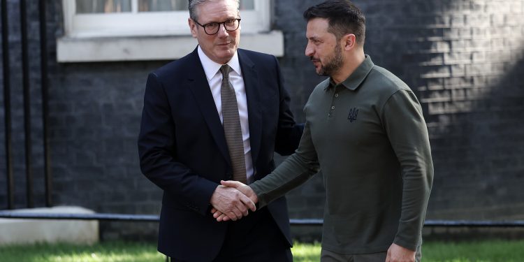 Кір Стармер і Володимир Зеленський
