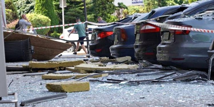 Руйнування в Дніпрі.