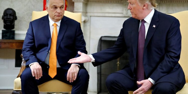 Віктор Орбан та Дональд Трамп.