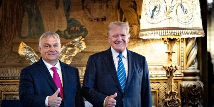 Віктор Орбан та Дональд Трамп.