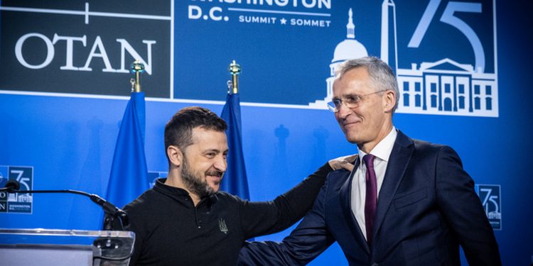 Володимир Зеленський та Єнс Столтенберг.