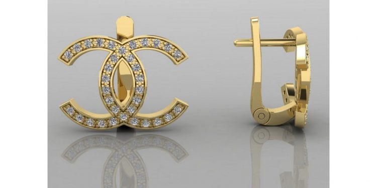 золоті сережки