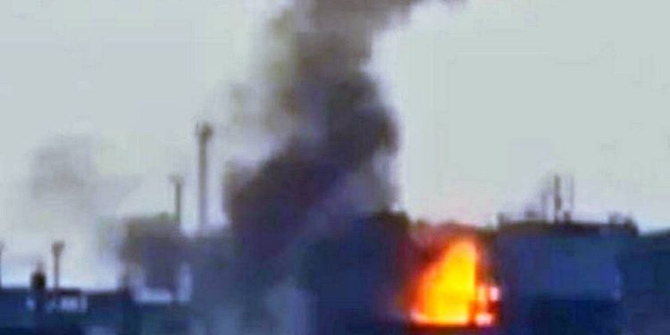 Удар по порому.