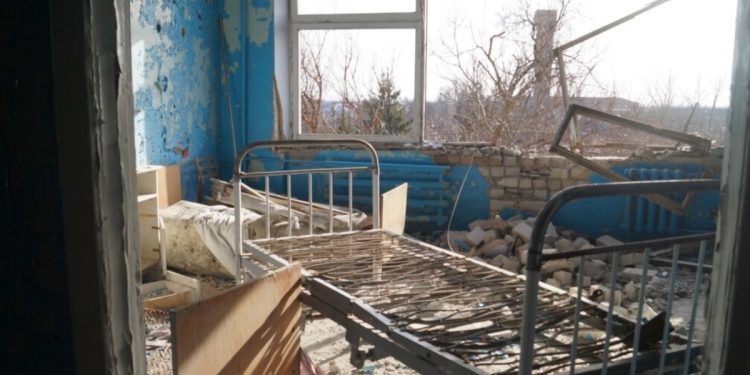 Лікарня в селищі Високопілля на Херсонщині