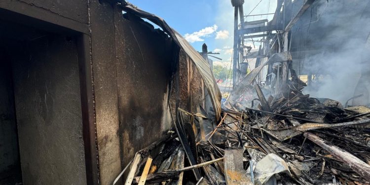 Артилерійський удар по Костянтинівці