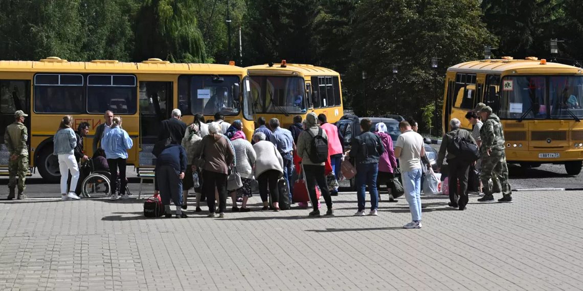 Евакуація курян.