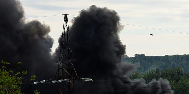 Удар по Кривому Рогу.