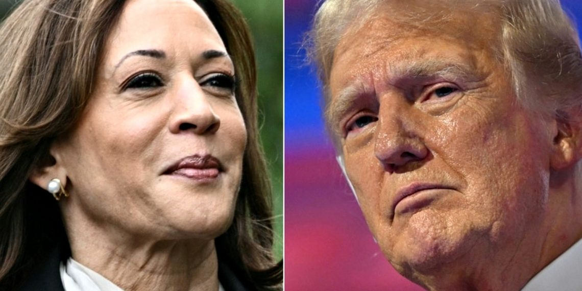 Камала Гарріс та Дональд Трамп.