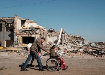 Знищений Бахмут.