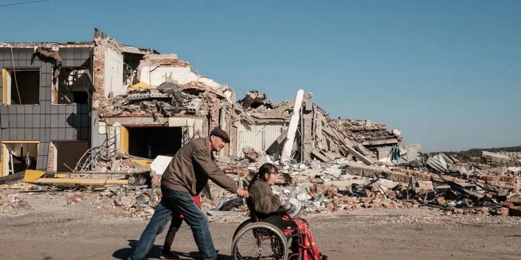 Знищений Бахмут.