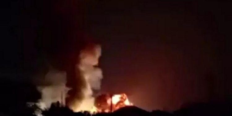 Пожежа в Ростовській області.