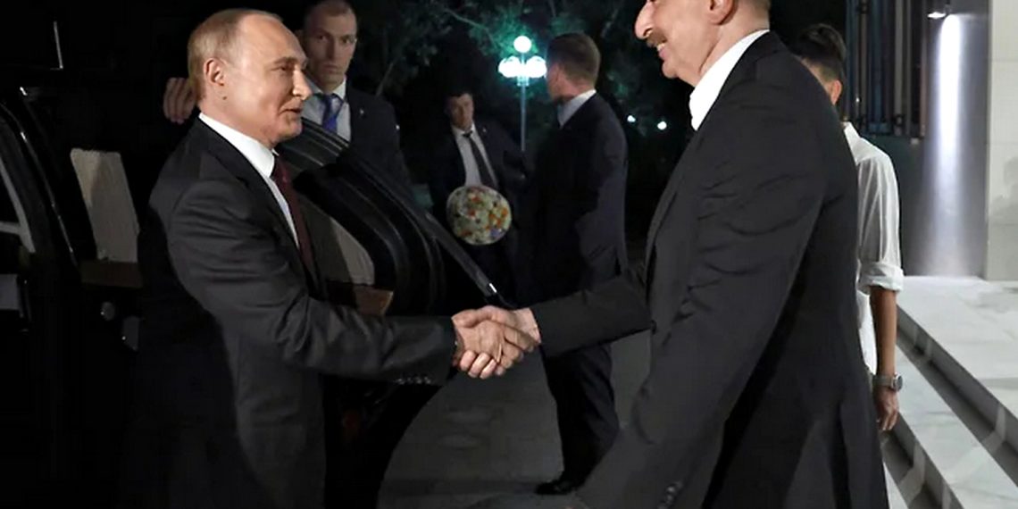 Володимир Путін та Ільгам Алієв.