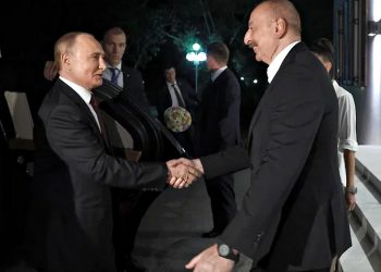 Володимир Путін та Ільгам Алієв.