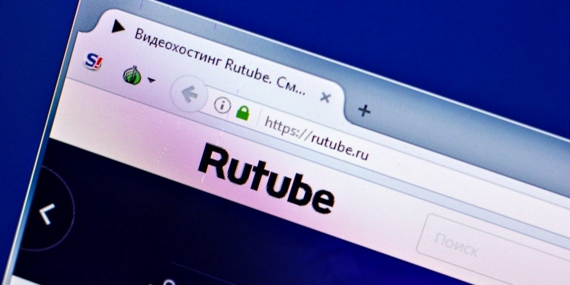 Сторінка RuTube.