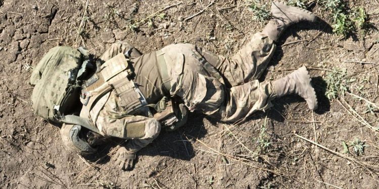 Ліквідований російський окупант