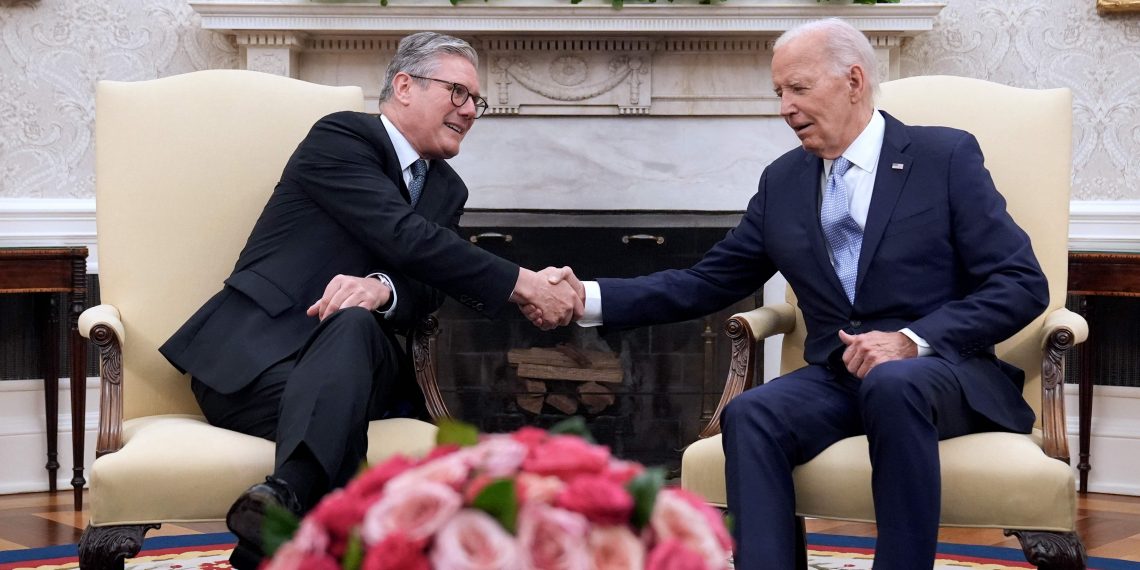 Кір Стармер і Джо Байден