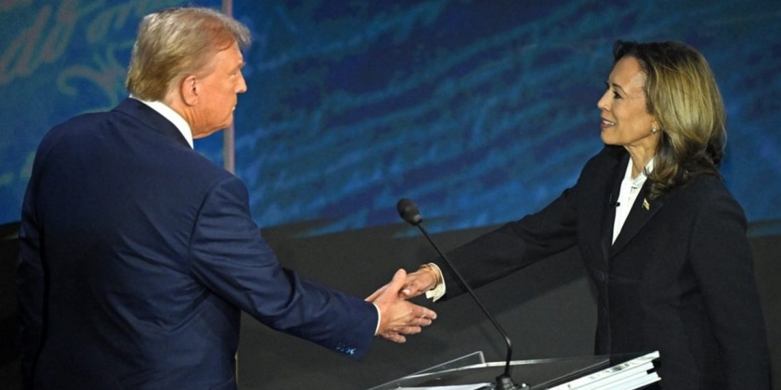 Дональд Трамп і Камала Гарріс.