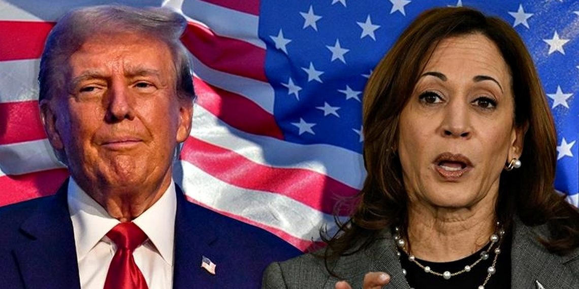 Дональд Трамп та Камала Гарріс.