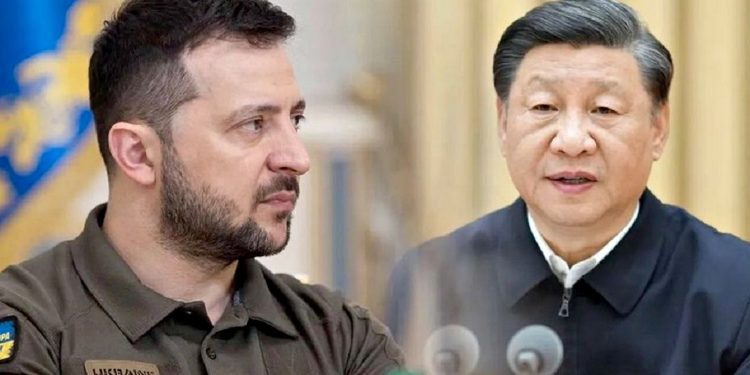 Володимир Зеленський та Сі Цзіньпін.