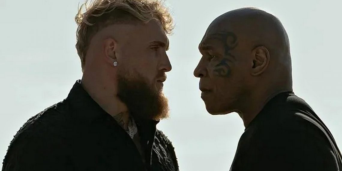 Джейк Пол та Майк Тайсон.