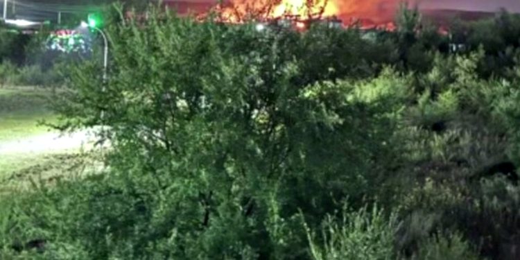 Пожежа в Ростовській області.