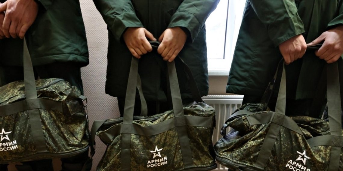 Російські призовники.