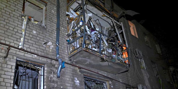 Руйнування у Запоріжжі.