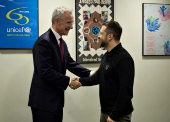 Єнс Столтенберг і Володимир Зеленський.