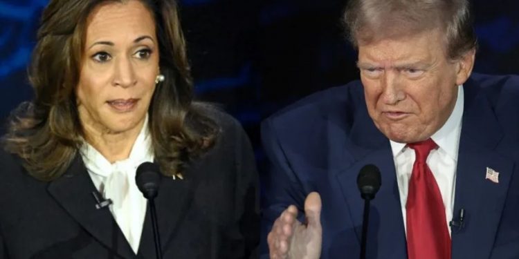 Камала Гарріс і Дональд Трамп
