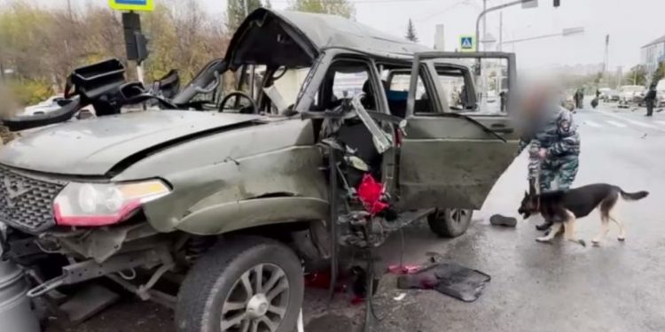 Підрив авто начальника штабу ЦВО РФ у Луганську