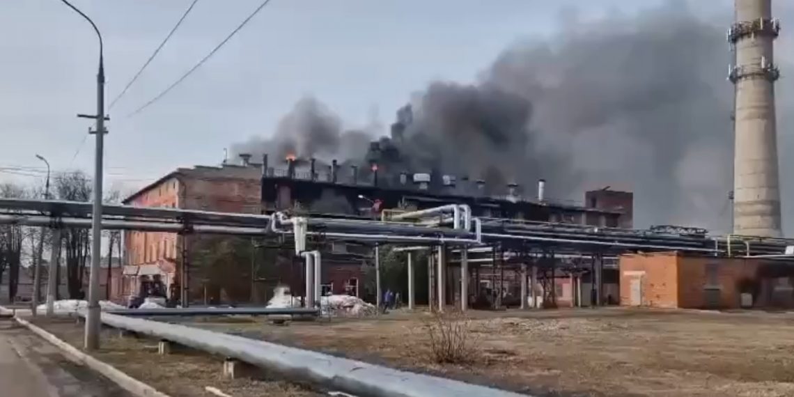 Пожежа на заводі "Електроізоліт" у РФ