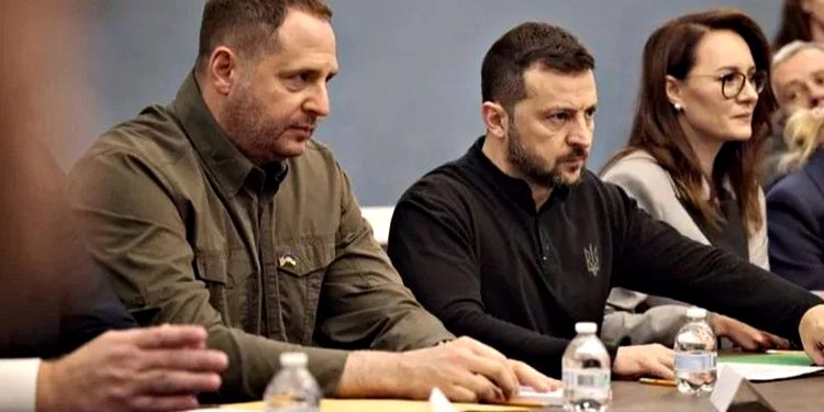 Андрій Єрмак та Володимир Зеленський.