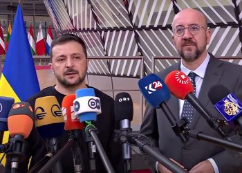 Володимир Зеленський у Брюсселі.