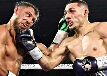 Василь Ломаченко та Теофімо Лопес.